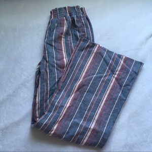 Striped Paperbag Pants